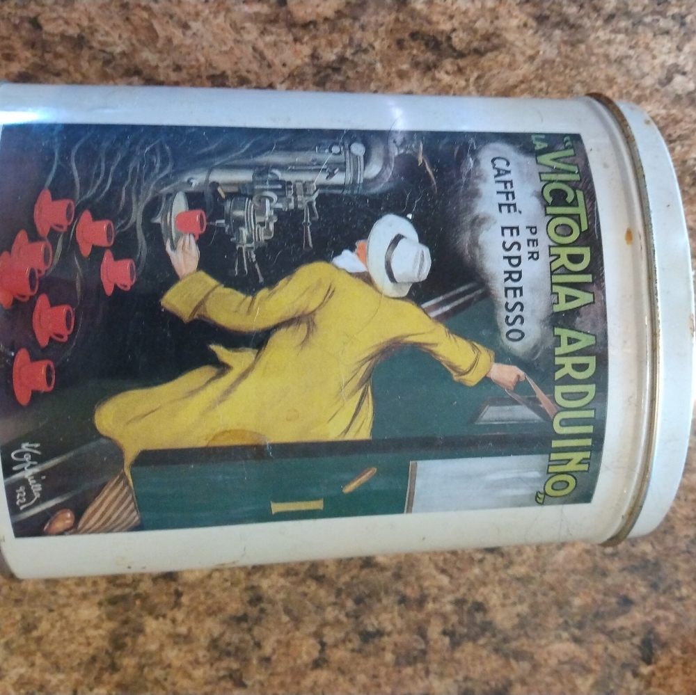 Cappiello, La Victoria Arduino, Per CAFFÉ Espresso, Oval, Tin, Box, 6" Tall
